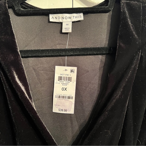 And Now This Velvet Bodysuit - Picture 5 of 7